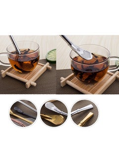 EHOME 3 PCS Stainless Steel Straws Drinking Straws Free Cleaning Brush Include, Colorful, 5 Piece Set  - Image 2