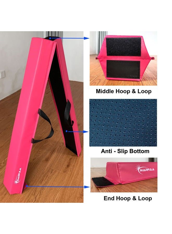 MARFULA 6 FT / 8 FT / 9 FT / 10 FT Balance Beam Folding Floor Gymnastics Equipment for Kids, Non Slip Base, Gymnastics Beam for Training Home Gym Use - Image 5