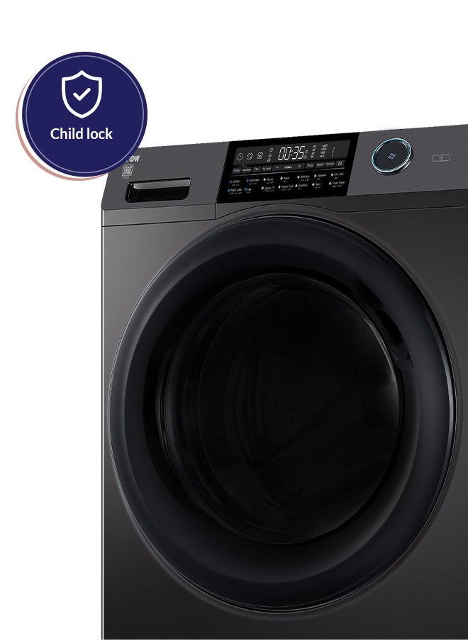 Arrow - 12KG Front Loading Automatic Washing Machine, 12KG Washing Capacity, 8KG Dryer Capacity, 15 Programs, Auto Lock Door, LED Display Screen | Model Name: RO-12FWDHS - Image 1