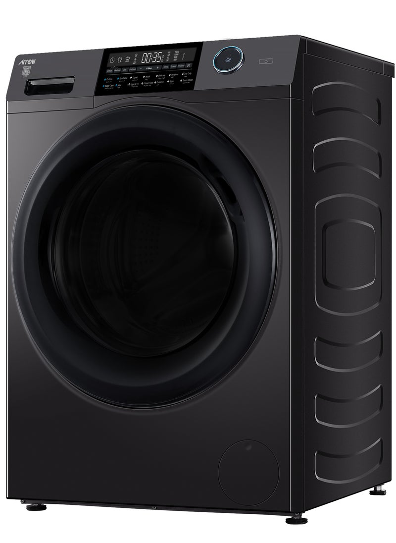 Arrow - 12KG Front Loading Automatic Washing Machine, 12KG Washing Capacity, 8KG Dryer Capacity, 15 Programs, Auto Lock Door, LED Display Screen | Model Name: RO-12FWDHS - Image 1