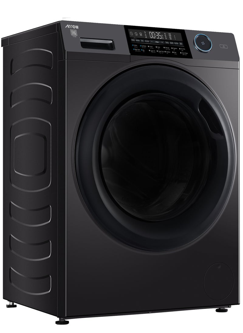 Arrow - 12KG Front Loading Automatic Washing Machine, 12KG Washing Capacity, 8KG Dryer Capacity, 15 Programs, Auto Lock Door, LED Display Screen | Model Name: RO-12FWDHS - Image 1