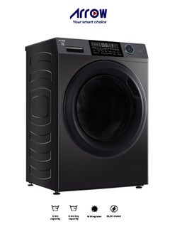 Arrow 12KG Front Loading Automatic Washing Machine, 12KG Washing Capacity, 8KG Dryer Capacity, 15 Programs, Auto Lock Door, LED Display Screen | Model Name: RO-12FWDHS  - Image 1