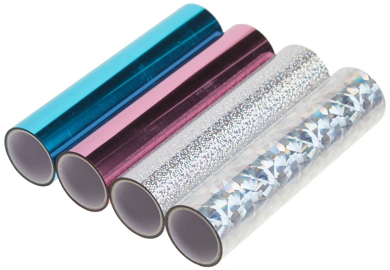 Spellbinders 4 Metallic & Holographic Variety Pack Glimmer Hot Foil Roll, Multi - Image 4