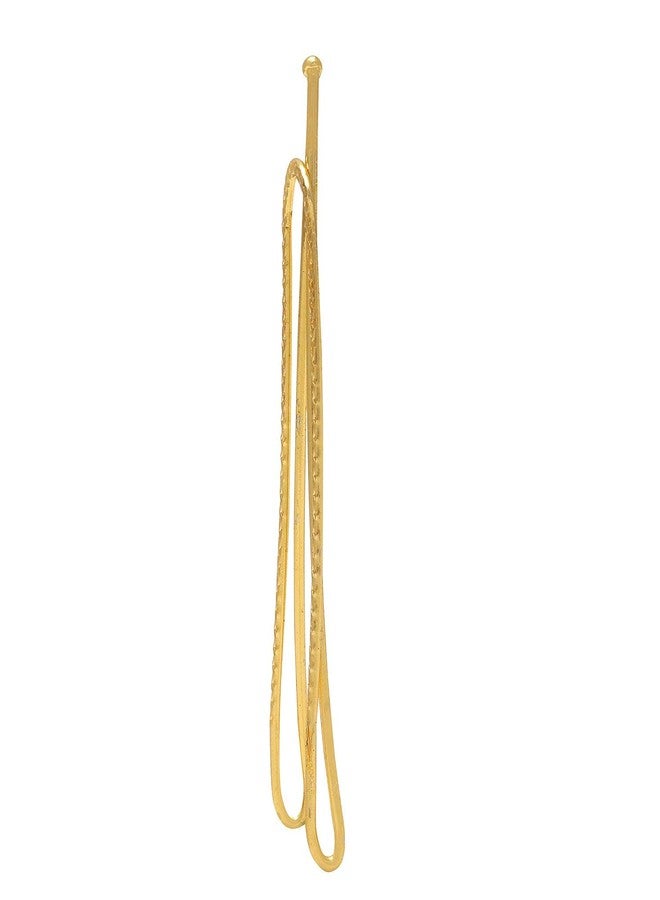 styling success Golden Colour Saree Dupatta Clip On Safety Pins for Women/Girls - Set of 12 - Image 3