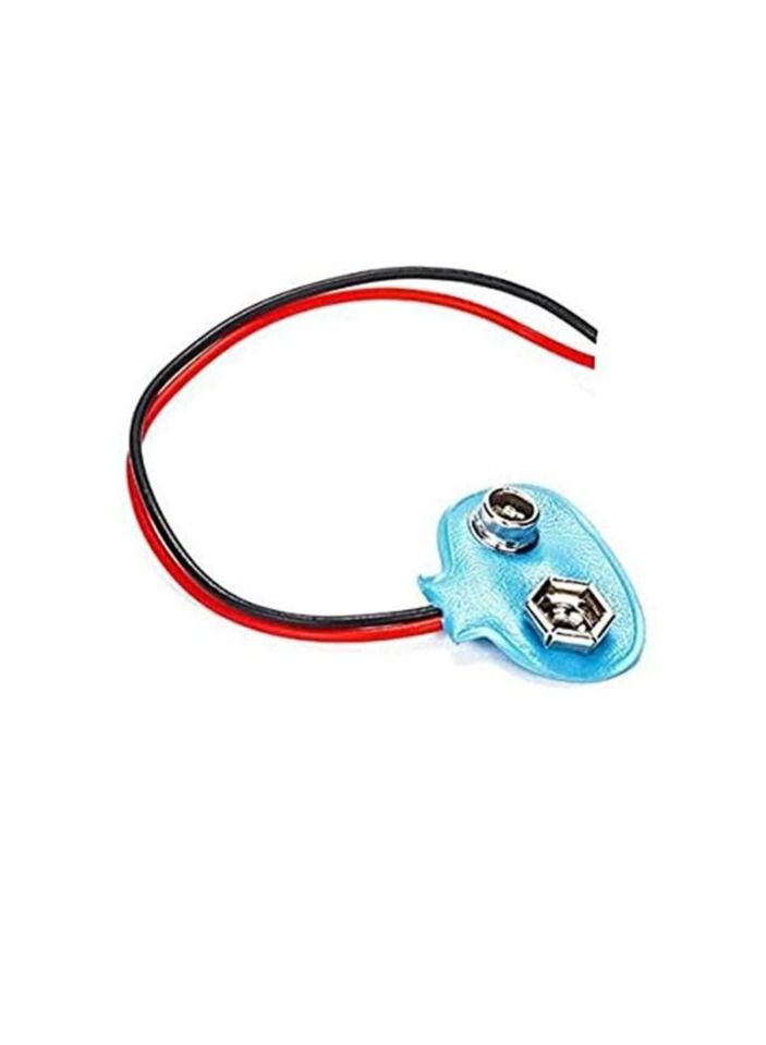 9V Clip on Battery Type Snap Connector with Wire Pack of 10 pcs - Image 2
