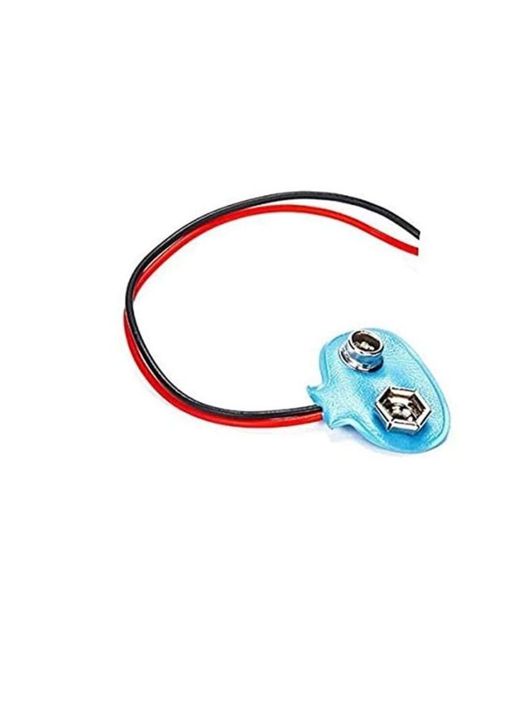 9V Clip on Battery Type Snap Connector with Wire Pack of 10 pcs - Image 3