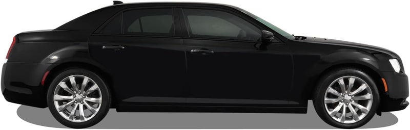 SlickMod Chrome Delete Blackout Vinyl Overlay for 2011-2021 Chrysler 300 Window Trim (Matte Black) - Image 3