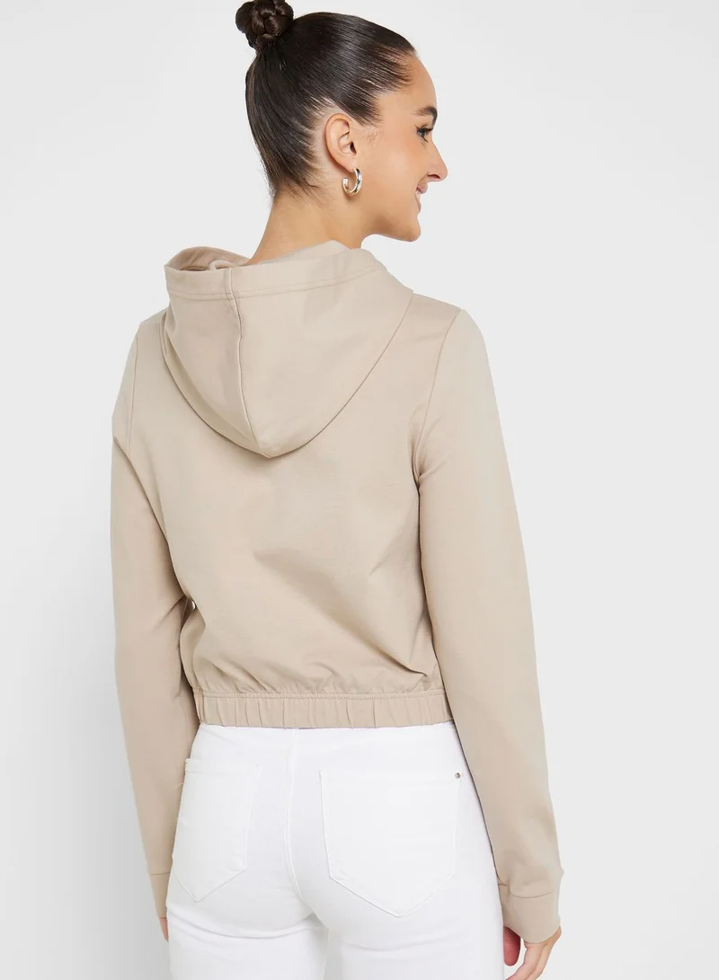 Calvin Klein Jeans Logo Knitted Hoodie