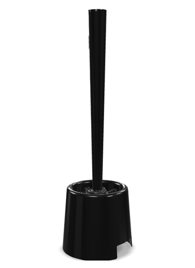 Ikea - BOLMEN Toilet Brush / Holder - Black - Image 1