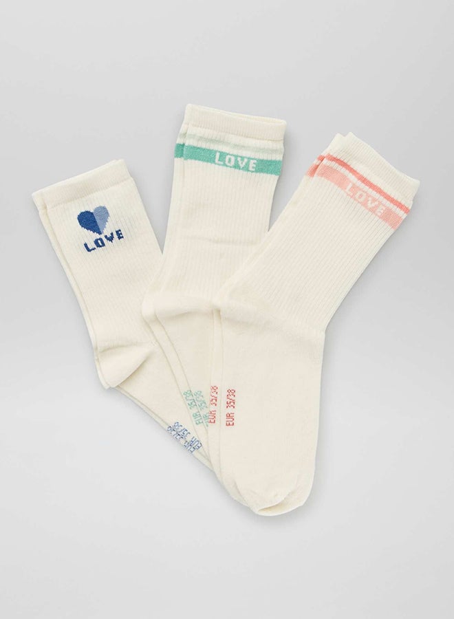 Kiabi Pack of 3 pairs of socks  - Image 1