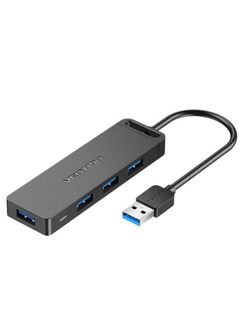 VENTION 4-Port USB 3.0 Hub With Power Supply 0.15 m Model # CHLBB-SCB
