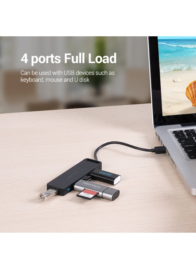 VENTION 4-Port USB 3.0 Hub With Power Supply 0.15 m Model # CHLBB-SCB
