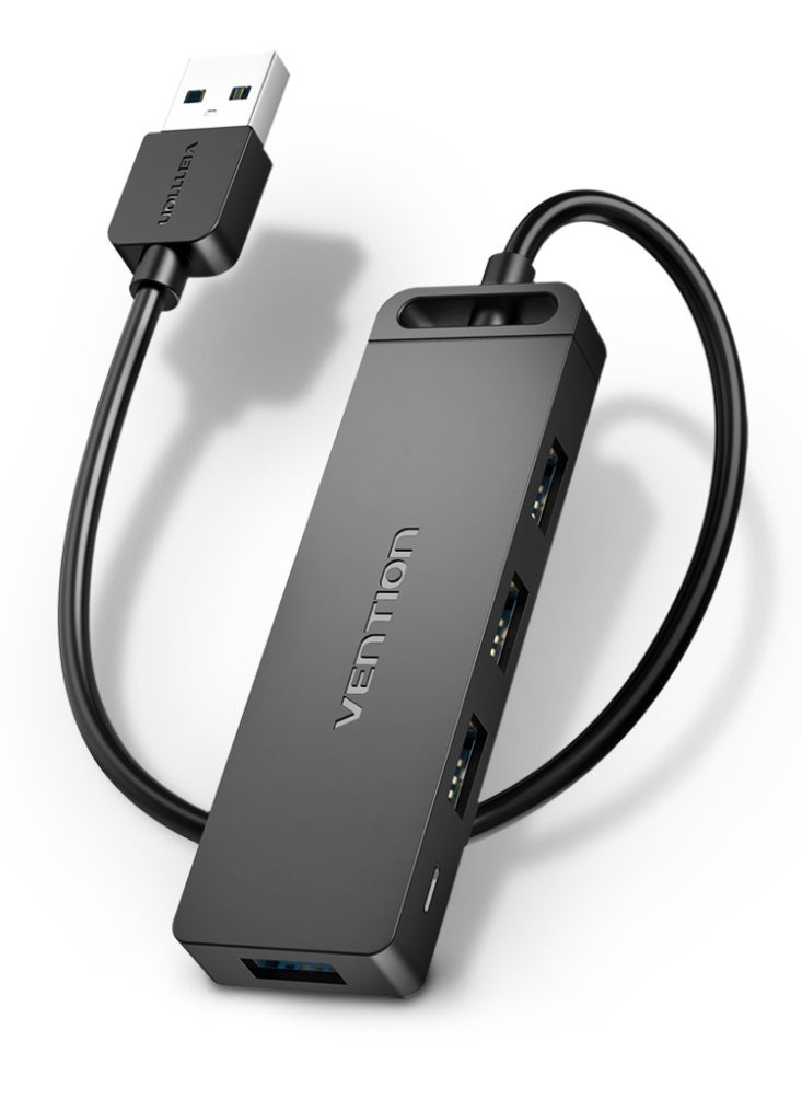 VENTION 4-Port USB 3.0 Hub With Power Supply 0.15 m Model # CHLBB-SCB
