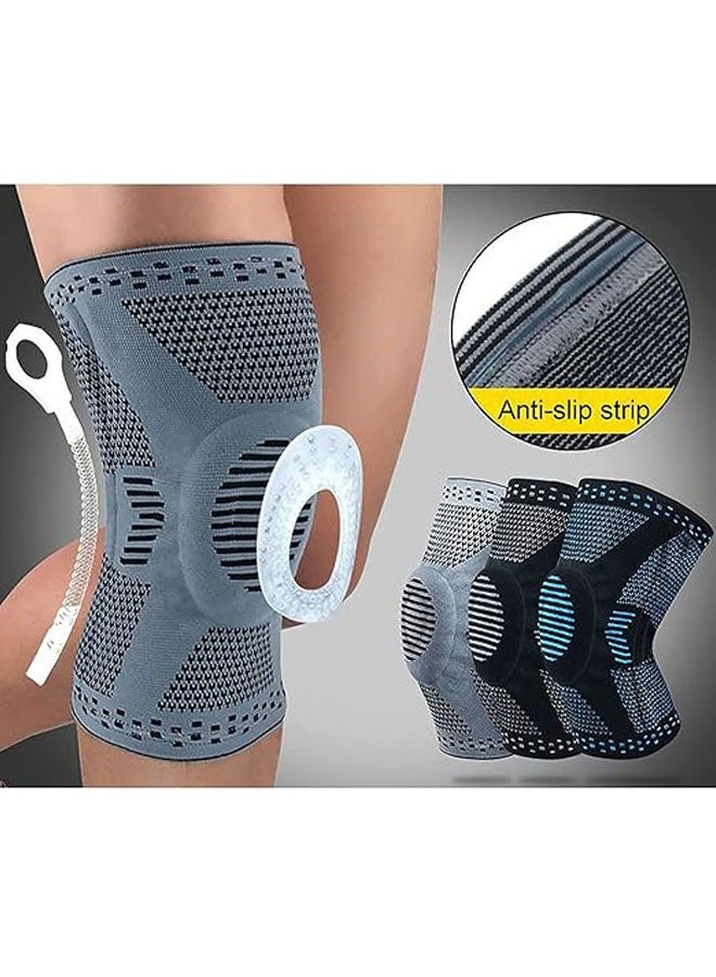 general 2pcs knee support, knee pads, basketball sports knee pads, MTB volleyball knee support, compression, tactical knee support, compression cover - Image 3