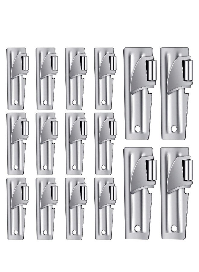16 Packs Camping Can Opener Stainless Steel Military Can Opener Survival Can Opener Army Can Opener Backpack Can Opener - Image 1