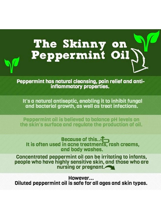 Devinez (Combo) Peppermint Essential Oil 15Ml With 50Ml Olive Carrier Oil & Glass Dropper 100% Pure Natural & Undiluted For Cold Congestion Hair Skin Face Pain & Aromatherapy - Image 5