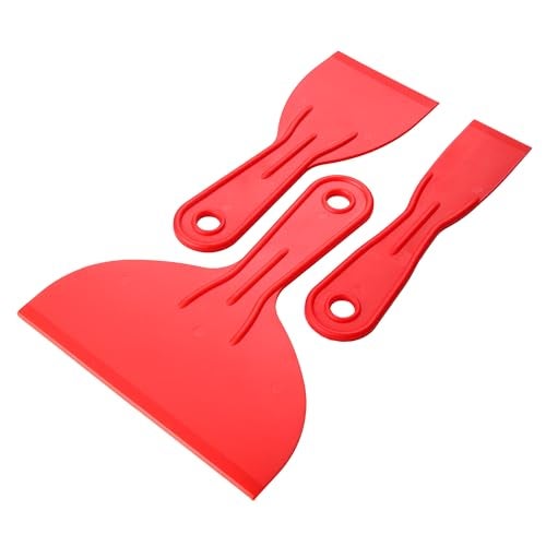 Harniruco 3 Pcs Putty Knife,Flexible Plastic Paint Scraper Tool for Spackling,Spreader, Spackle, Putty Knife Scraper, Tamale Spreader Tool 3-Pack: 1-1/2", 3", 6", 3 Pcs Putty Knife - Image 5