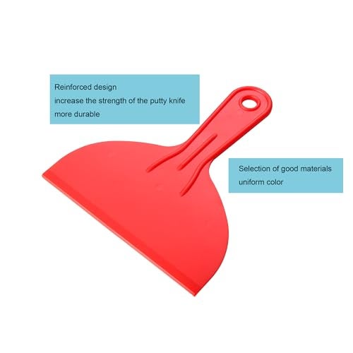 Harniruco 3 Pcs Putty Knife,Flexible Plastic Paint Scraper Tool for Spackling,Spreader, Spackle, Putty Knife Scraper, Tamale Spreader Tool 3-Pack: 1-1/2", 3", 6", 3 Pcs Putty Knife - Image 4