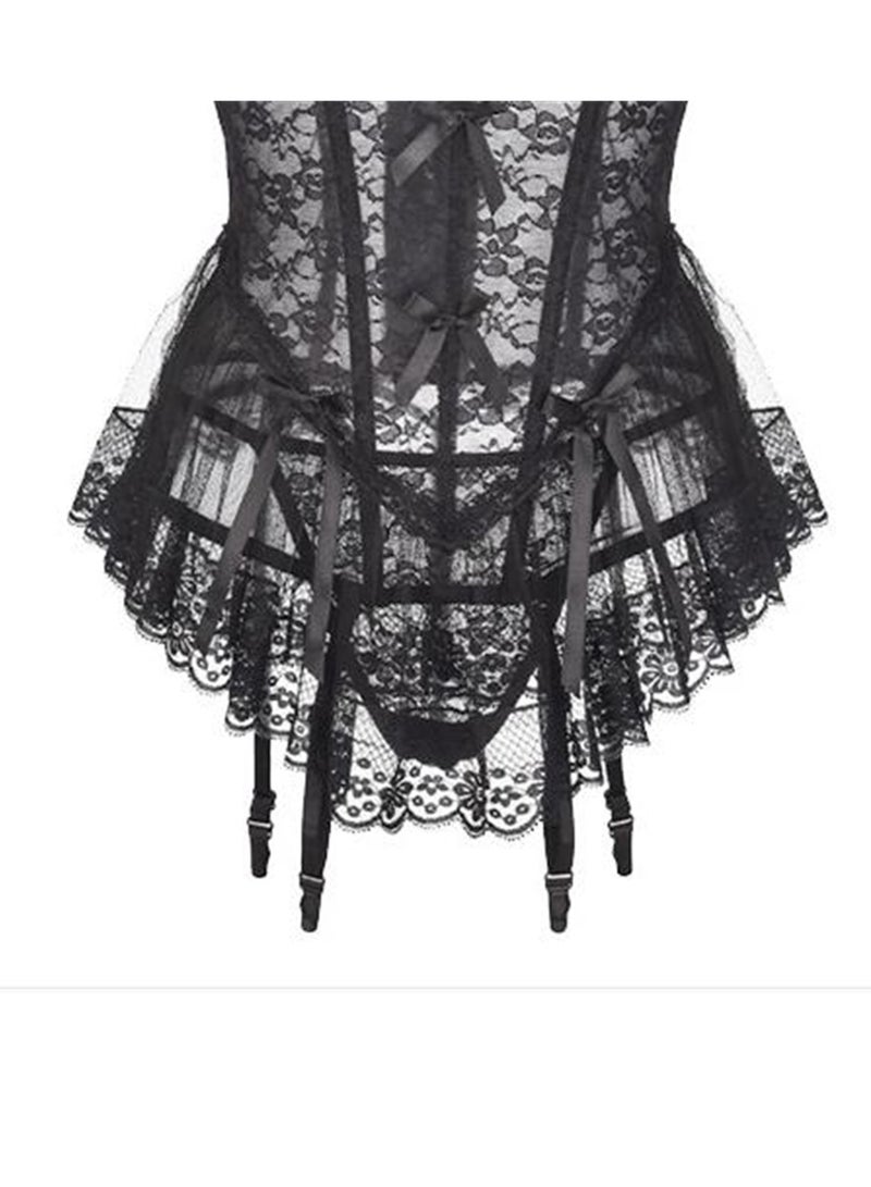 Premium comfortable pajamas set lace home pajamas  - Image 2