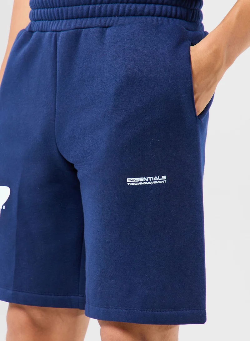 The Giving Movement Space Printed Shorts