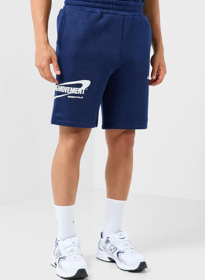 The Giving Movement Space Printed Shorts