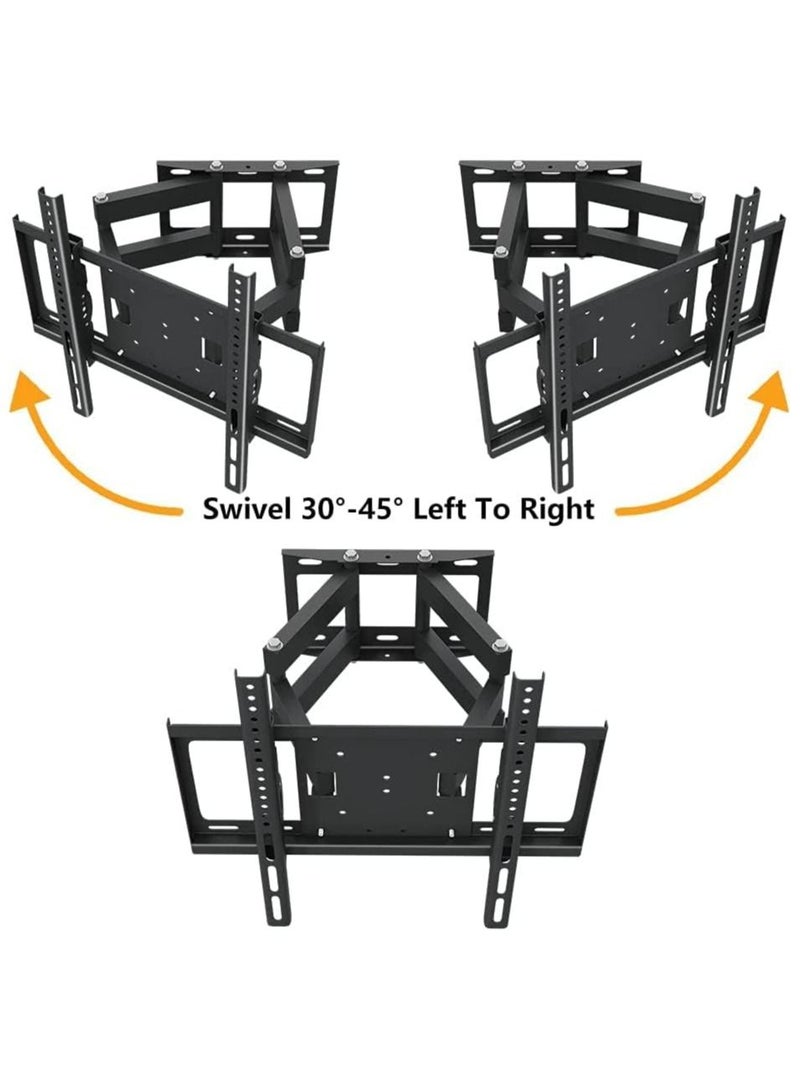 TV Stand/Television Stands for 26-75 Inch TV. Wall Mount TV Stand with Rugged Double Arm Bracket, Standard Load-bearing 26"-55", Maximum size 75 inch - Image 5