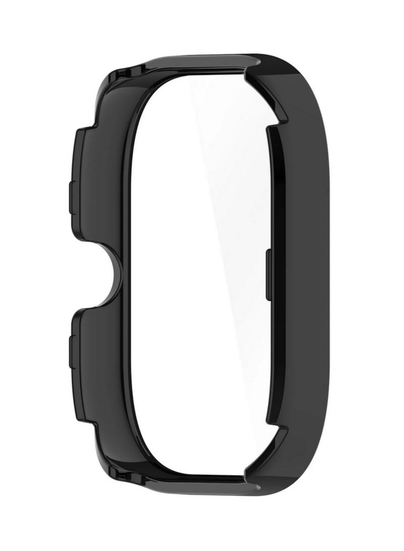 1 قطعة غطاء زجاجي لساعة شاومي ريدمي ووتش 4، ملحق حماية شامل من البولي كربونات مع حامي شاشة لساعة مى ريدمي ووتش 4، مقاوم للصدمات والسقوط، سهل التركيب مع حساسية لمس ممتازة - Image 3