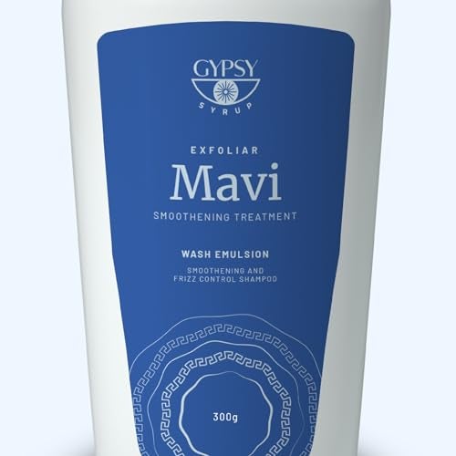 Gypsy Syrup Mavi Shampoo for Smoothening And Frizz Control | Repairs damaged hair and boosts hair growth | Emulsion Wash - 300g - Image 2