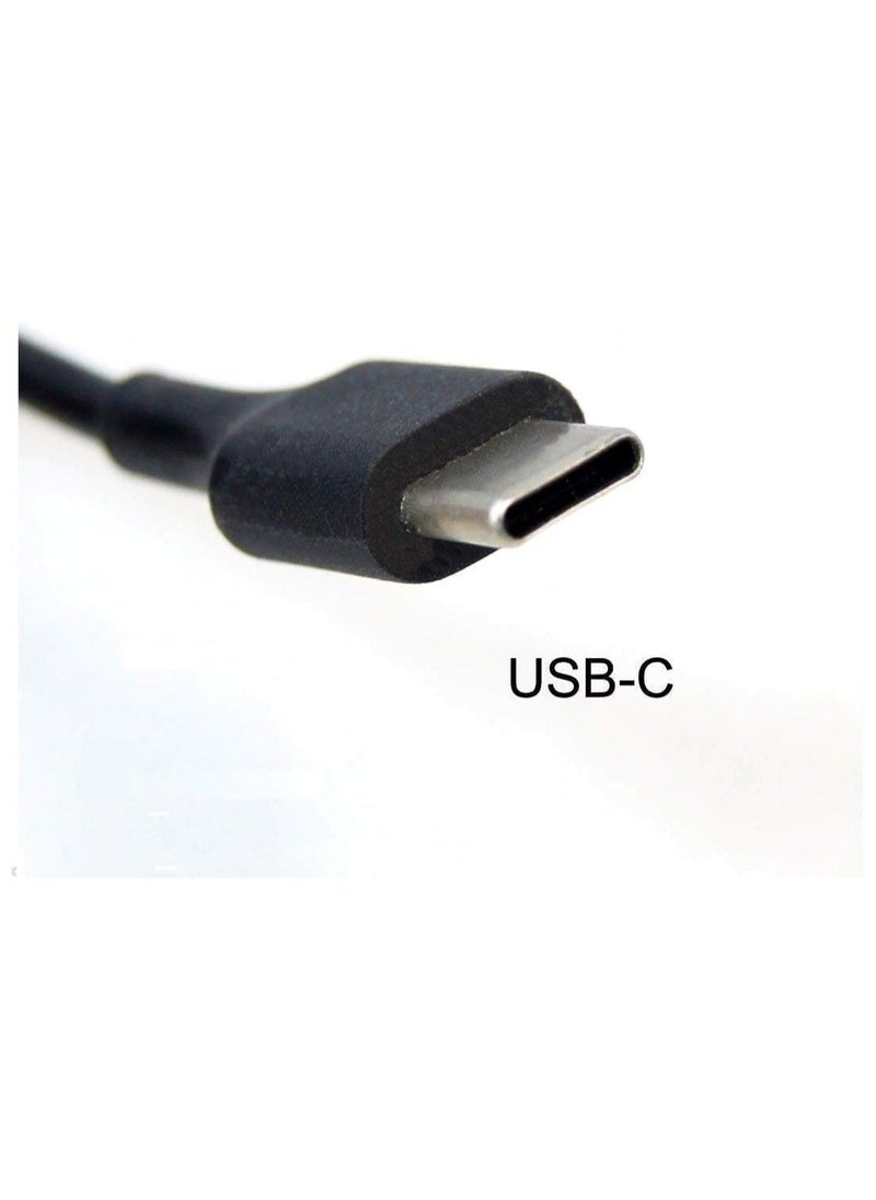 Generic - 130W USB Type C for Dell 0K00F5 K00F5 XPS 15 9575 XPS 15 9570 XPS 15 2-in-1 9575 XPS 2-in-1 4K T XPS9575-7354BLK-PUS 20V 6.5A - Image 1