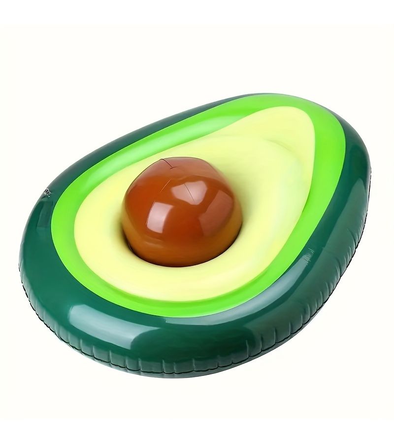 Green Avocado Inflatable Swimming Rings With PVC Beach Chair For Pool Party - Image 2