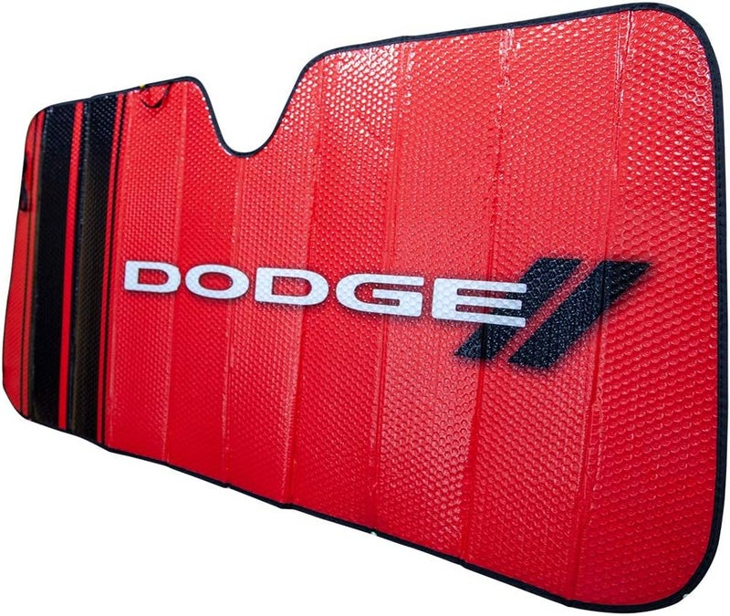 Plasticolor Dodge Red Windshield Sunshade - Image 2