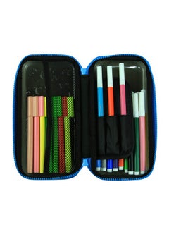 SMILY KIDDOS Smily Kiddos | Smily PVC Pencil Case (Black) | Transparent Hardtop Pencil Box | Star Pencil Box for Kids | kids Pencil case  - Image 5