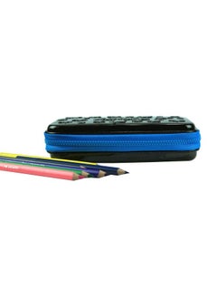 SMILY KIDDOS Smily Kiddos | Smily PVC Pencil Case (Black) | Transparent Hardtop Pencil Box | Star Pencil Box for Kids | kids Pencil case  - Image 4