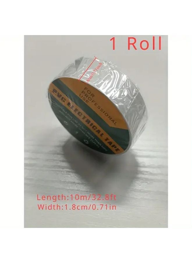 White PVC Electrical Insulation Tape 18mm X 393.7 Inch Waterproof For Indoor Outdoor - Image 3