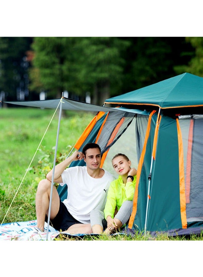 دنزوز خيمة التخييم 5-8 شخص عائلي خيمة الفوري سهلة إعداد خيمة مع حقيبة الحمل ، ومقاوم للماء منبث - Image 2