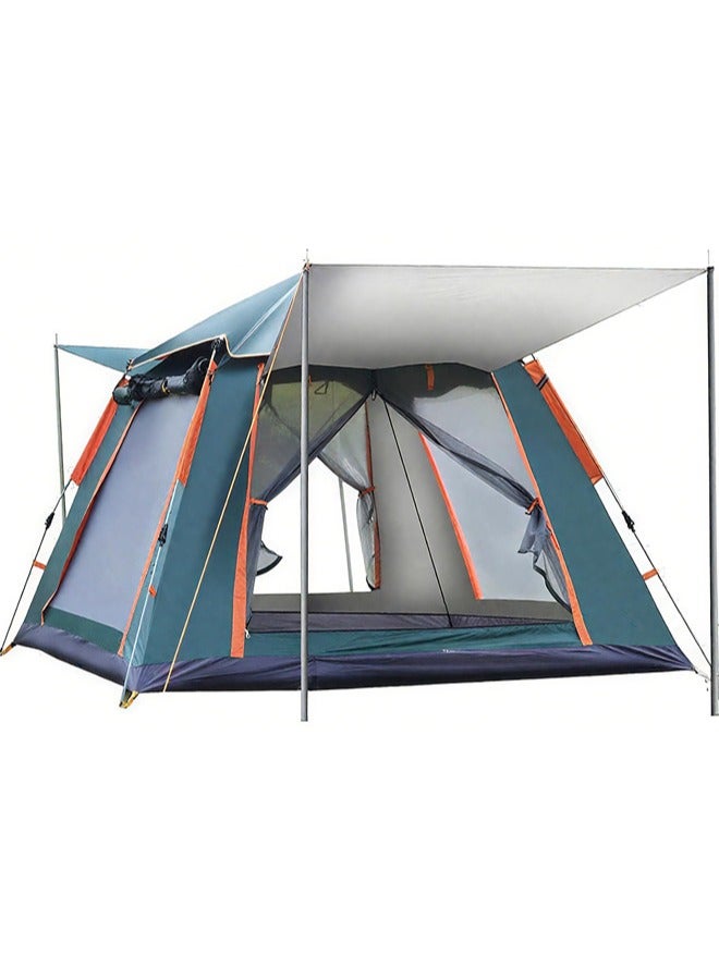 دنزوز خيمة التخييم 5-8 شخص عائلي خيمة الفوري سهلة إعداد خيمة مع حقيبة الحمل ، ومقاوم للماء منبث - Image 1
