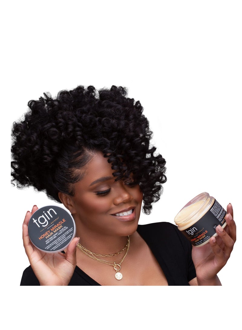 Tgin Honey Miracle Hair Mask with Raw Honey + Olive Oil 340g - Image 2
