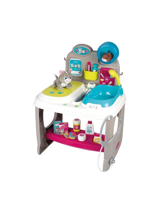 Smoby Veterinary Care Center Playset with 18 Accessories - Image 1