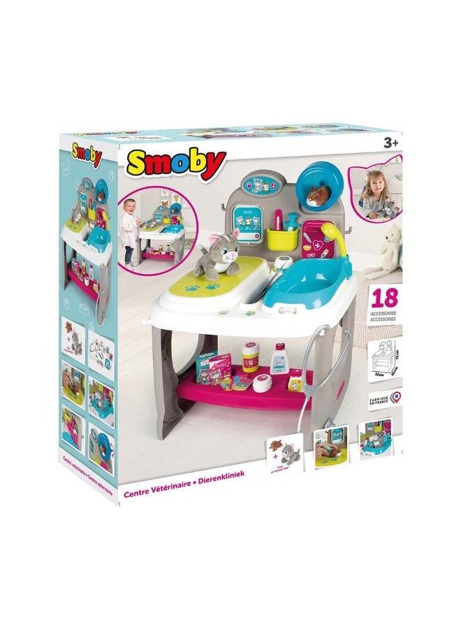 Smoby Veterinary Care Center Playset with 18 Accessories - Image 3