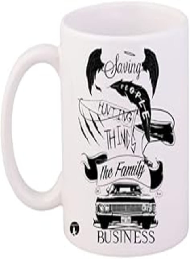 RYN RYN PRINTED/Supernatural/Mug White/Black 11ounce