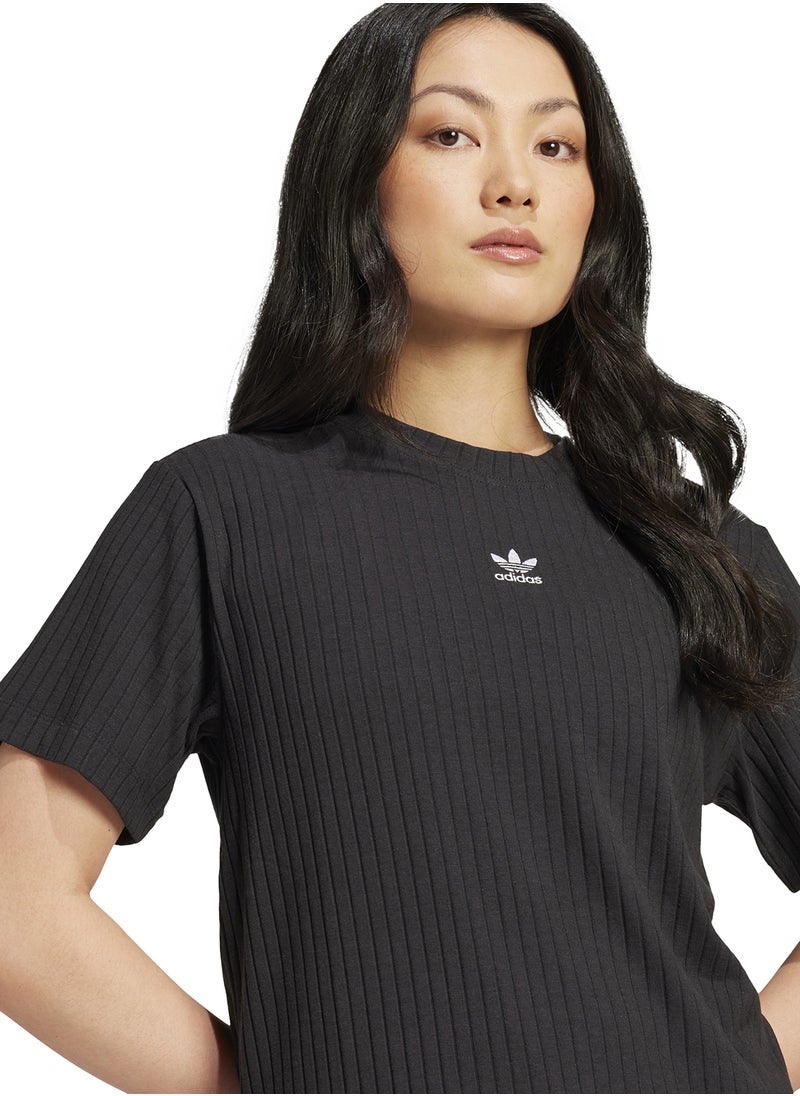 adidas Originals - Essentials Wide Ribbed T-Shirt - Image 1