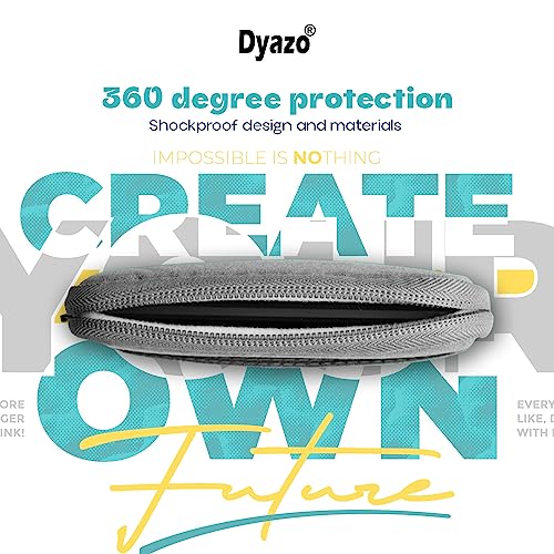 Dyazo Tablet Sleeve Bag/Case/Cover 8-11.6 Inch Compatible for Samsung/Ipad/Oppo/Realme/Xiaomi/Redmi Pad, Oneplus Pad Tablets, with Fleece Inside & One Front Pocket Grey - Image 4