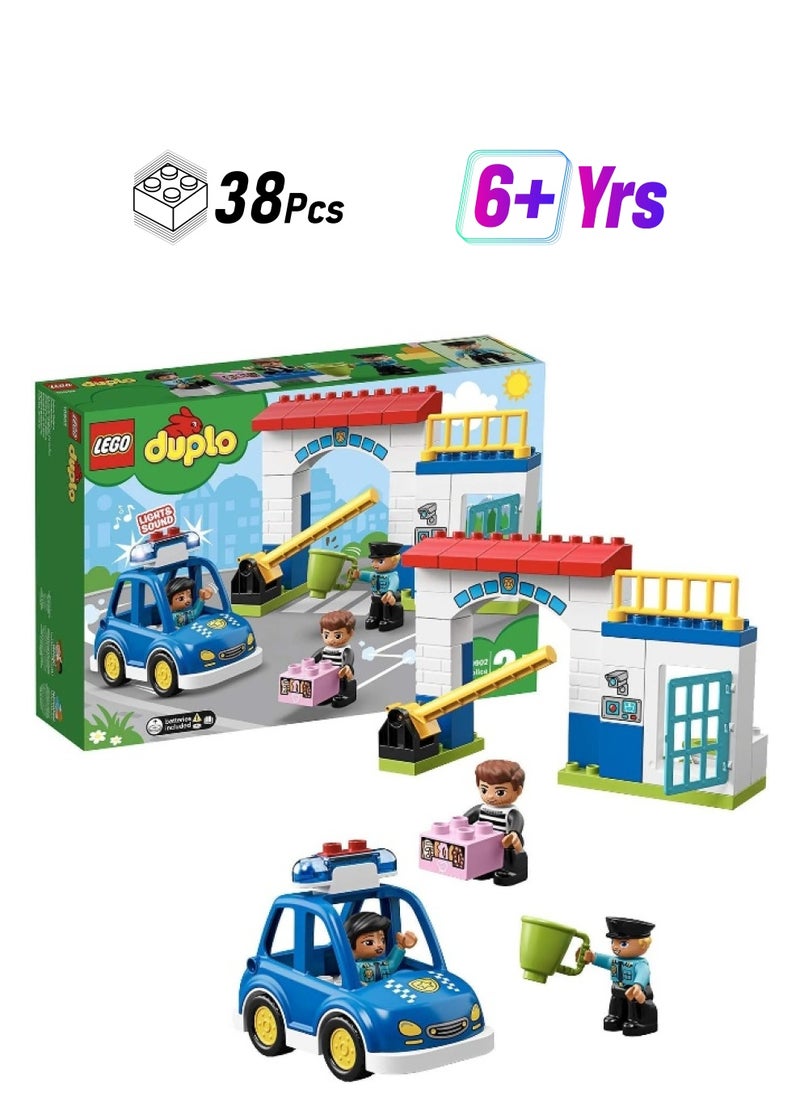 LEGO LEGO DUPLO Town Police Station 10902 Building Bricks (38 Pieces)  - Image 1