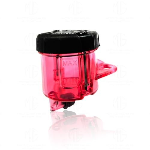 MOTO GENIUS Universal Motorcycle Front Brake Master Cylinder Oil Reservoir Tank Cup | Durable Replacement for Hydraulic Brake and Clutch Systems (Red) - Image 5