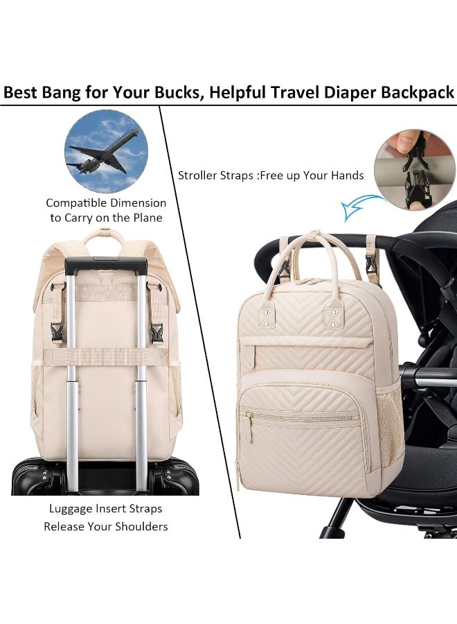 Tenot Diaper Bag Backpack Tote for Women Large Capacity - Image 4
