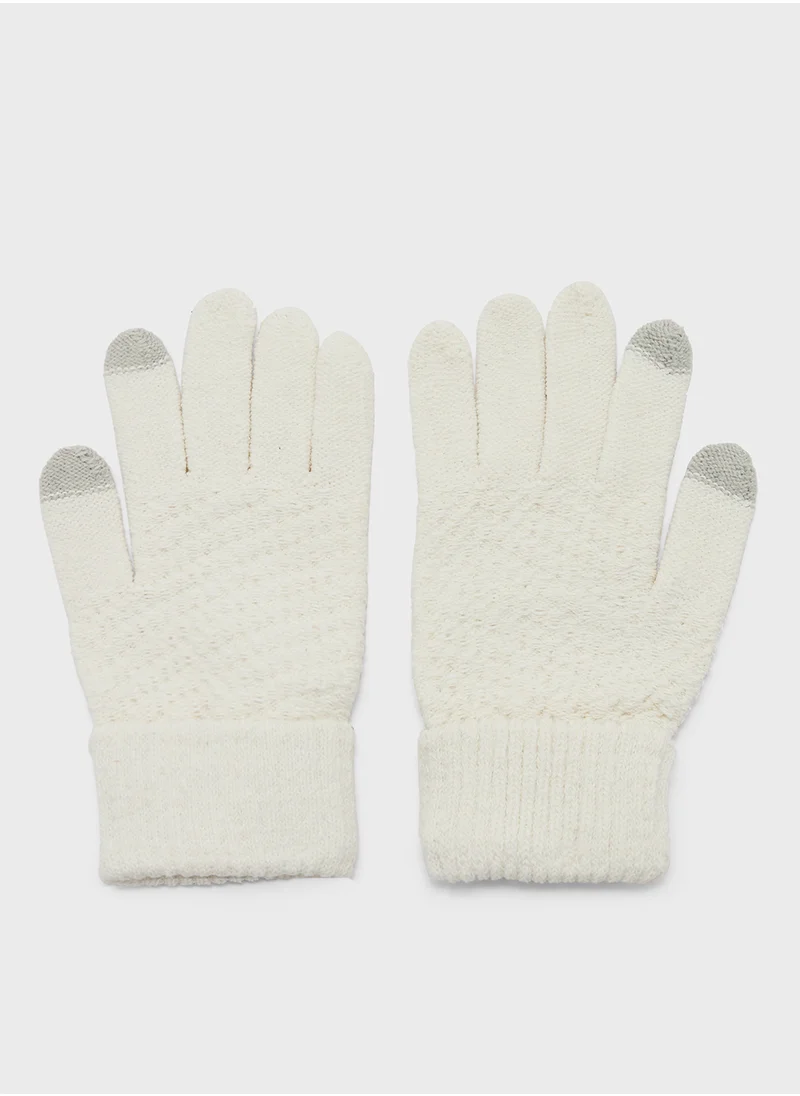 جينجر Knitted Winter Glove