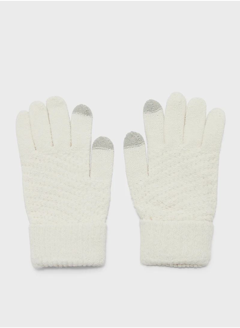 Ginger Knitted Winter Glove