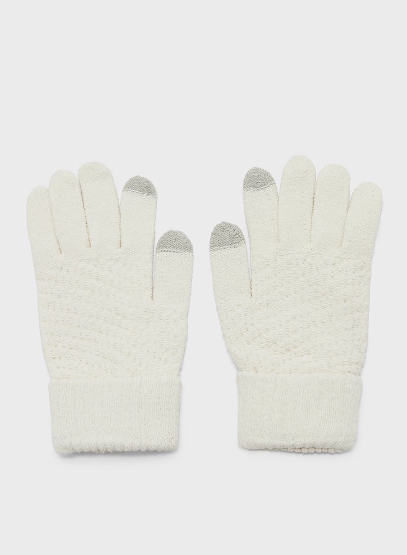 Ginger Knitted Winter Glove - Image 2