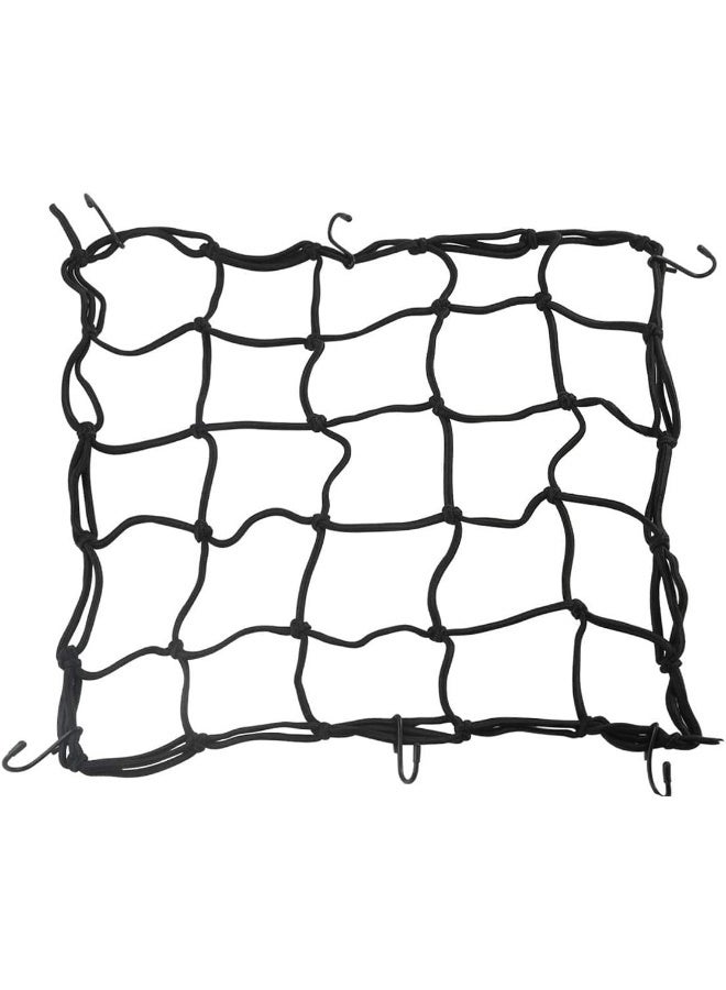 Generic Black Cargo Net for Motorbike with Metal Hooks  - Image 1