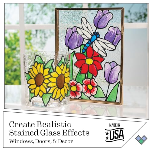 Gallery Glass Plaid Gallery Glass Window Color Beginner Set (2-Ounce), (8-Pack) - Image 3